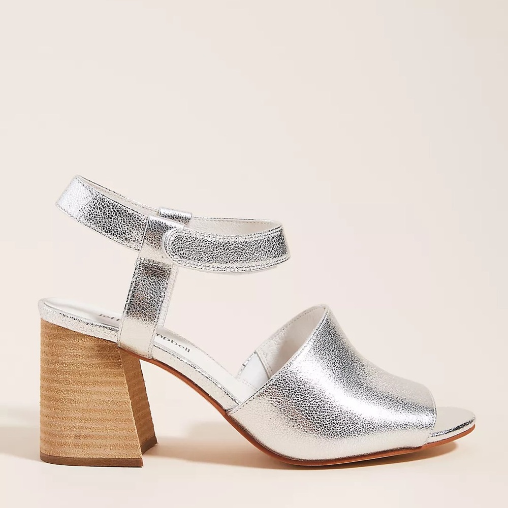 Jeffrey Campbell Metallic Chunky Block Heel